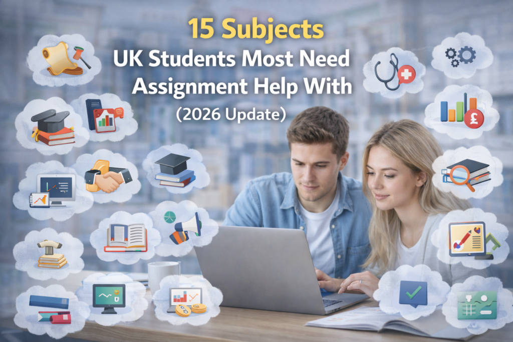 15 Subjects UK Students Most Need Assignment Help With (2026 Update)