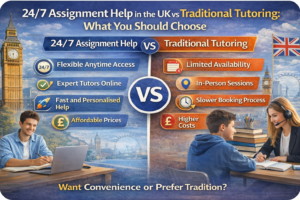 247 Assignment Help in the UK vs Traditional Tutoring What You Should Choose